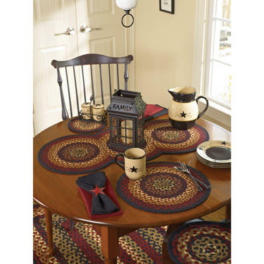 Folk Art Braided Table Runner - 34